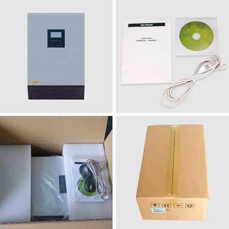 Solar Inverter 15KVA Pure Sine Wave 3-phase 380V 60A MPPT 3 x 5KVA Off Grid Parallel Inverter 48V 220V 50/60HZ - 54Grid - Renewable Energy Store