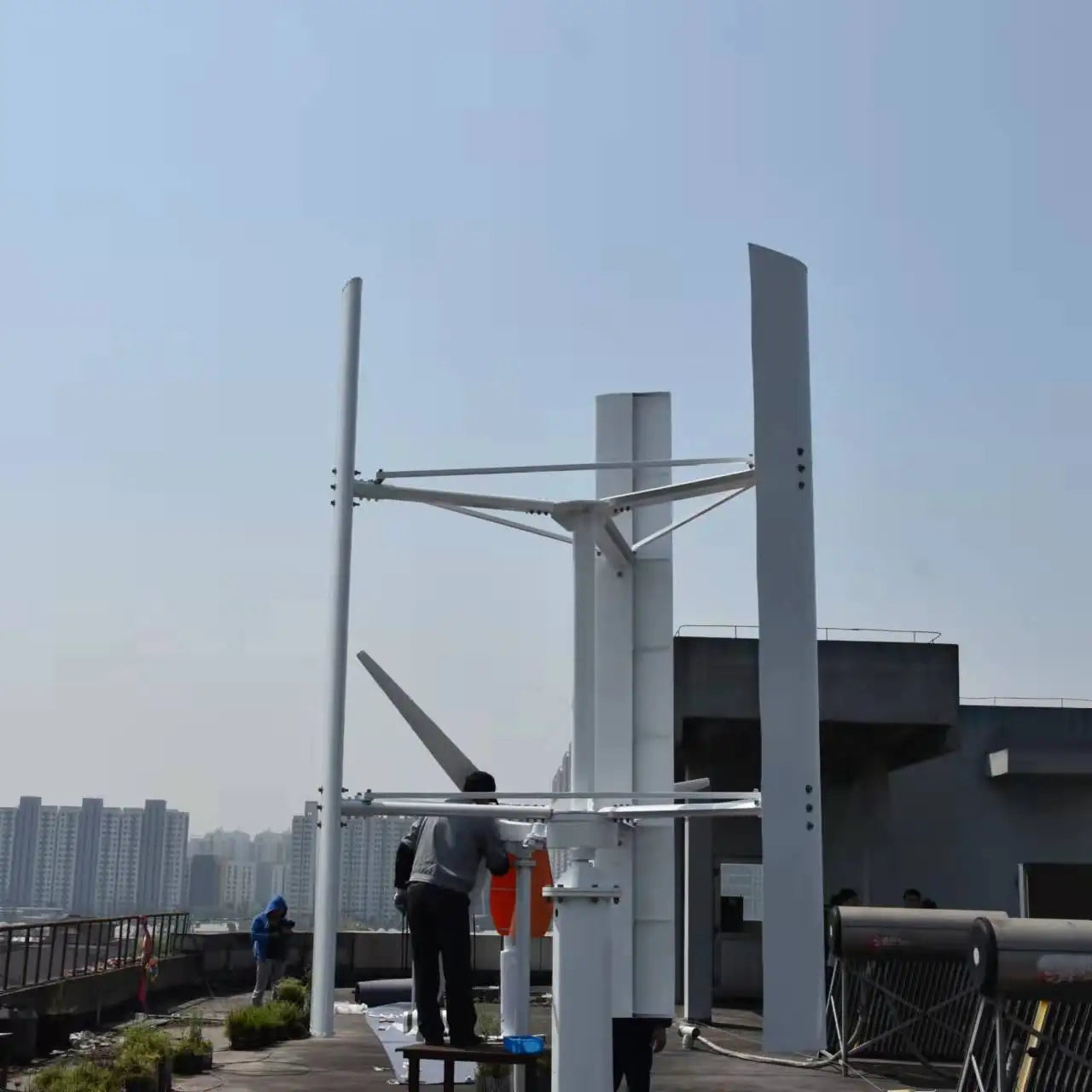 FLTXNY 5KW-10KW Vertical 250 RPM Wind Generator 96V 120V 220V 380V 3 Phase 50HZ 3 Blades No Noise Home Use Wind Turbine by 54Grid - Renewable Energy Store