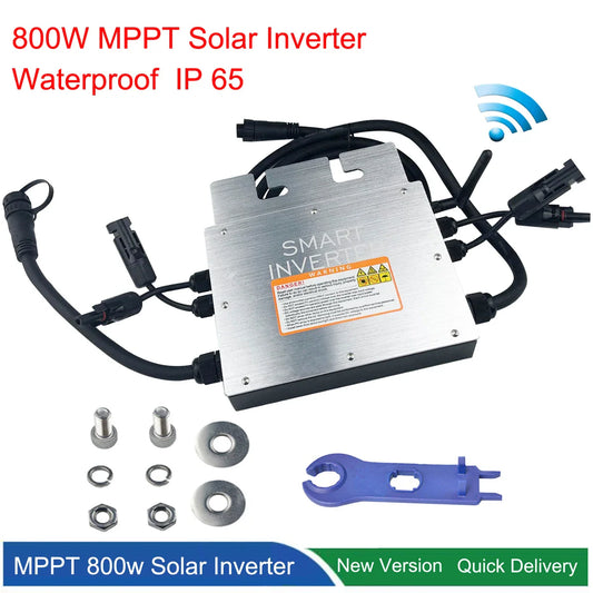 Micro Solar Inverter 800W Grid Tie MPPT 30V 36V DC 110/220V AC For 400/350W - 54Grid - Renewable Energy Store