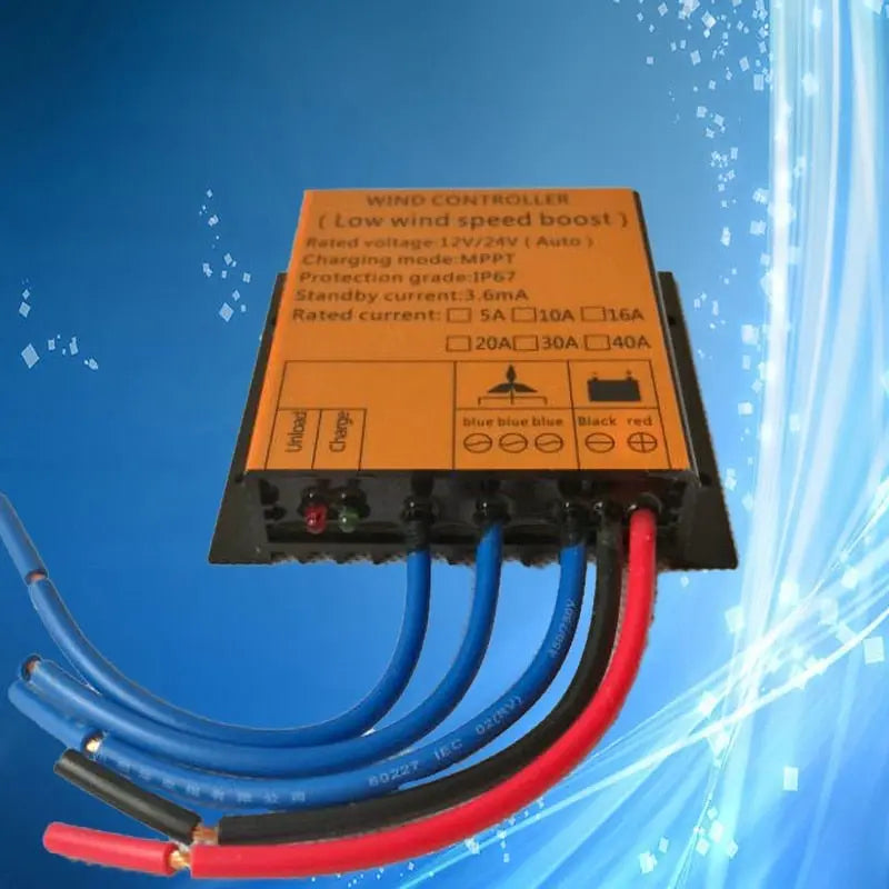 Wind Power Charge Controller for AC Wind Turbine 12V/24V 10A to 30A - 54Grid - Renewable Energy Store