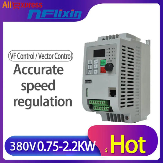 380V 5.5kw VFD Variable Frequency Inverter for Motor Speed Control Converter by 54Grid - Renewable Energy Store