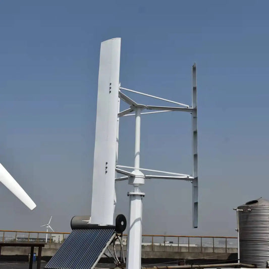 FLTXNY 5KW-10KW Vertical 250 RPM Wind Generator 96V 120V 220V 380V 3 Phase 50HZ 3 Blades No Noise Home Use Wind Turbine by 54Grid - Renewable Energy Store