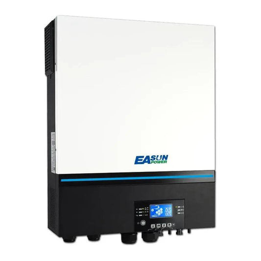 MPPT Solar Inverter EASUN POWER 8000W 230V 48V 50/60hz 500vdc PV Input 80A Charger Built-in WIFI - 54Grid - Renewable Energy Store