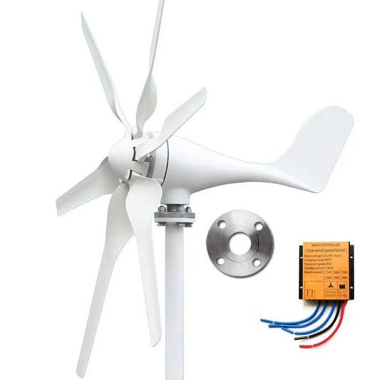 Wind Turbine Generator 3/5 Blades Optional 400/800W permanent Magnet 12V/24V - 54Grid - Renewable Energy Store