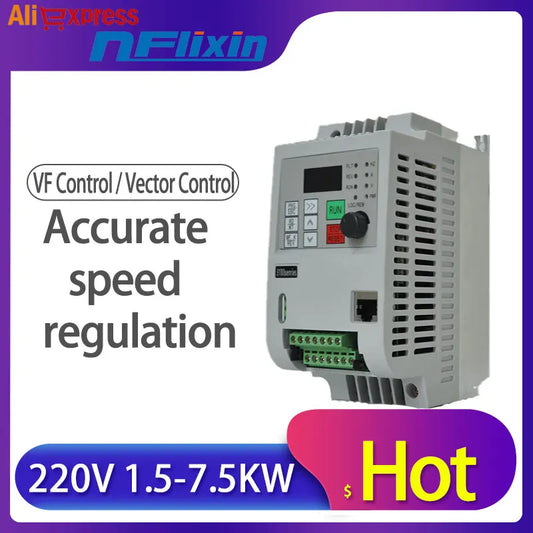 SAKO SKI600 220V 1.5KW Single Phase Input 2HP VFD Variable Frequency Drive Inverter for Motor Speed Control by 54Grid - Renewable Energy Store