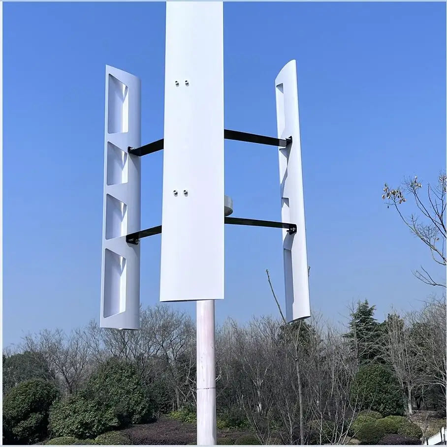 CE APPROVED 1kw 2kw 3kw 5kw 10kw vertical wind turbine 24v 48v 96v 120v 3 phase 3 blades home use with maglev generator by 54Grid - Renewable Energy Store