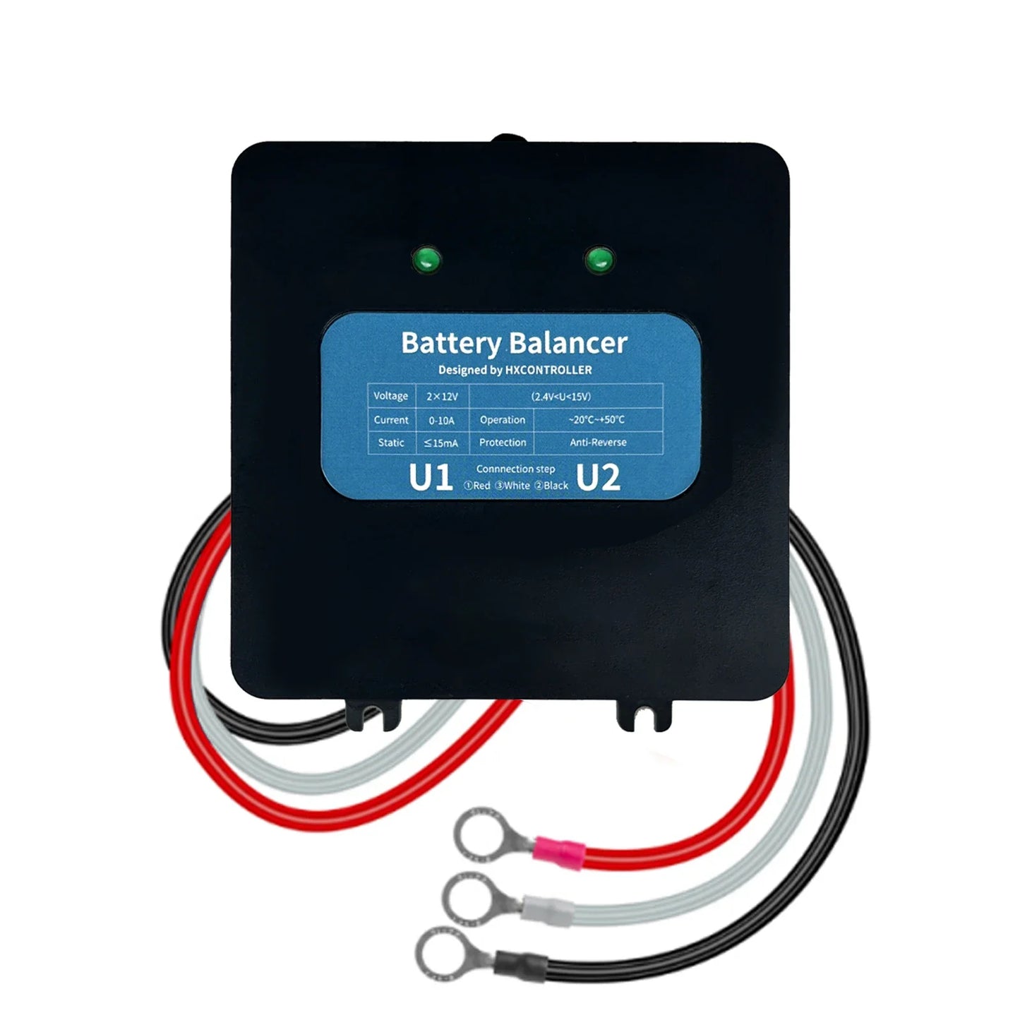 24V Solar System Battery Voltage Equalizer Balancer for 2X 12V Batteries by 54Grid - Renewable Energy Store