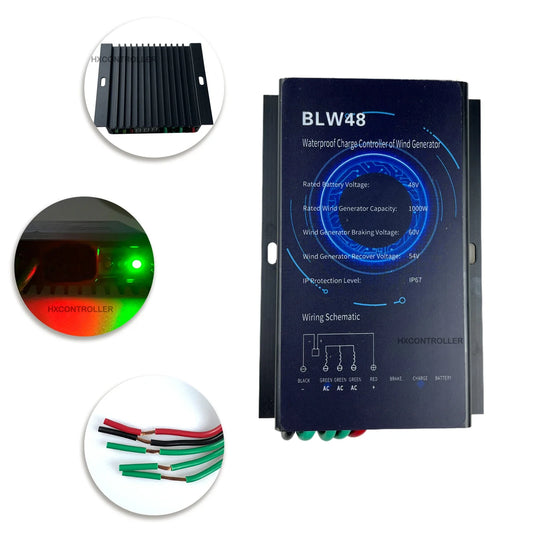 1000W Low Wind Speed MPPT Charge Controller 12V 24V 48V by 54Grid - Renewable Energy Store