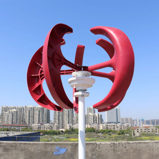 800W 12/24V Wind Turbine with 5 Blades MPPT Controller Small Wind Turbine For Home Use Low Noise High Efficiency With Controller - 54Grid - Renewable Energy Store