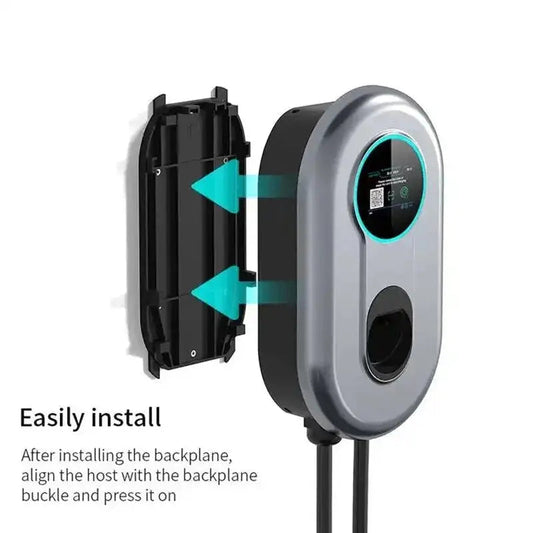 EV Charging Station 32A 22KW 3Phase EVSE Wallbox IEC62196 Type2 Electric Vehicle Car Charger with RFID Card APP EV Home Charger - 54Grid - Renewable Energy Store