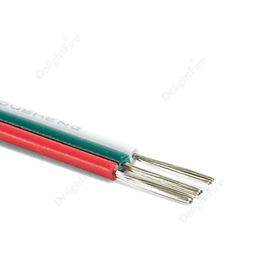 3Pin Electronic Tinned Copper Cable 18 20 22 AWG 12V Wire for WS2811 WS2812B LED Strip Lights by 54Grid - Renewable Energy Store