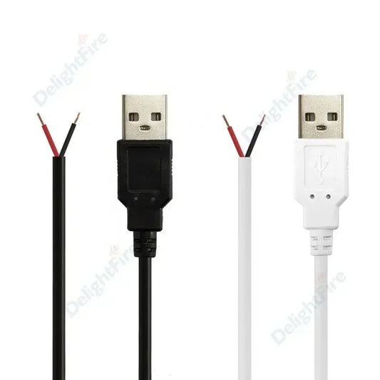 5V 12V USB 2.0 Plug Pigtail Power Supply Extension Cables by 54Grid - Renewable Energy Store