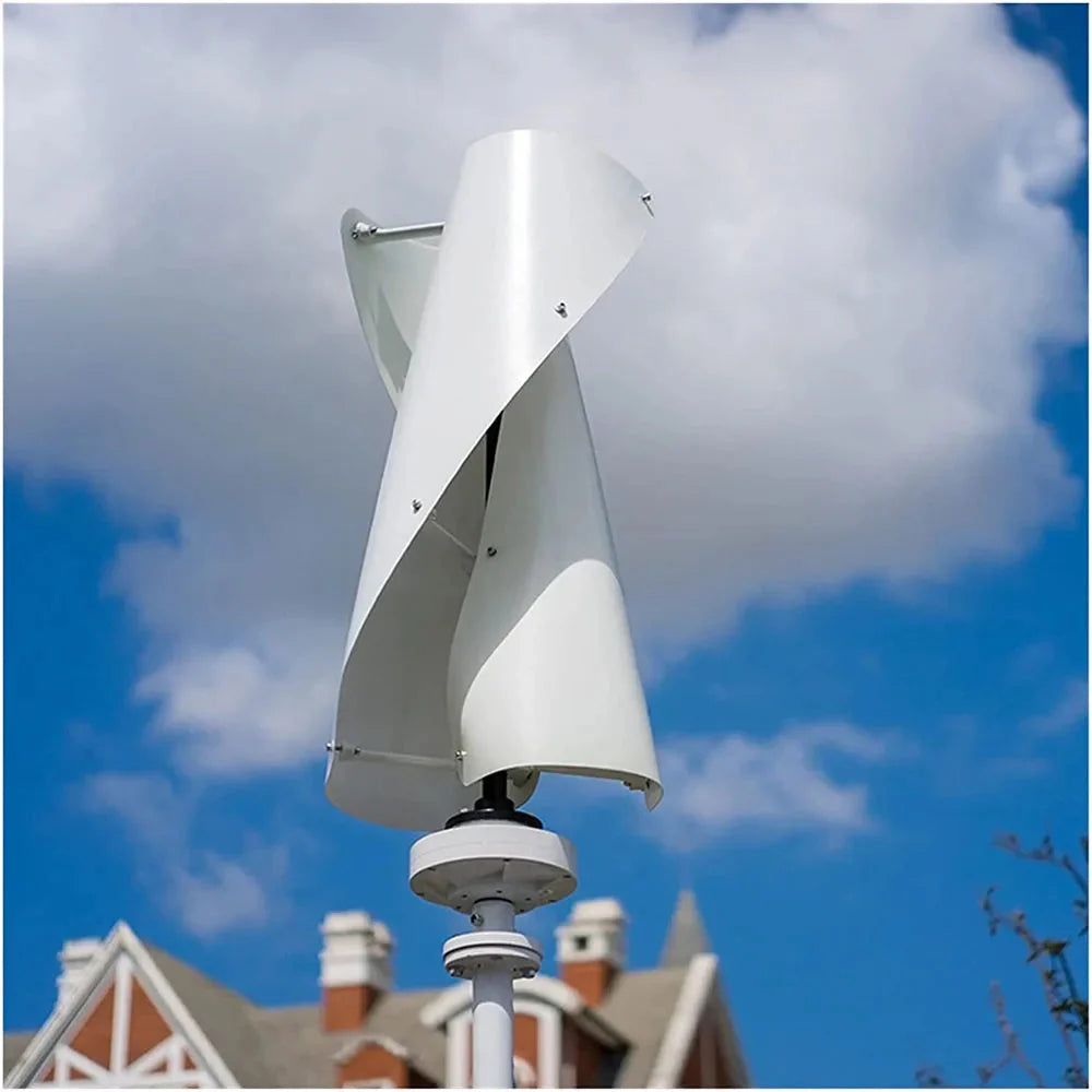 Wind Turbine New Energy Vertical Wing Helical 1000w 2000w Windmills Maglev Generator And Auto MPPT Controller For Home Use - 54Grid - Renewable Energy Store