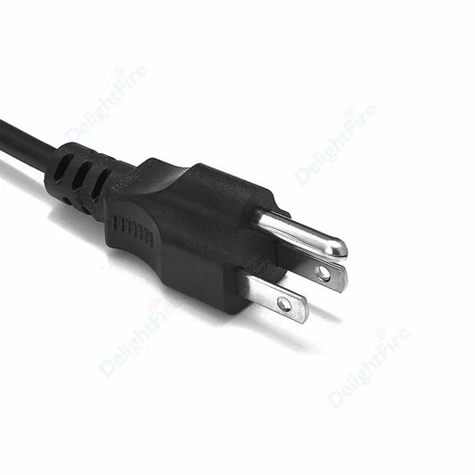 3 Prong US Plug Power Cable 1.2m 1.5m C13 C5 Cloverleaf Cord by 54Grid - Renewable Energy Store