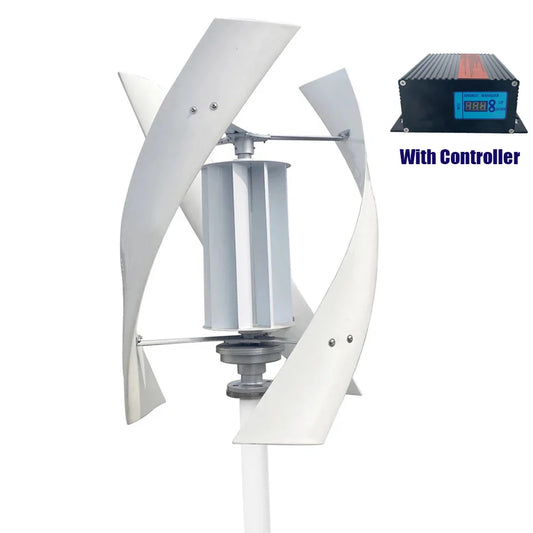 3KW 2KW 1KW Vertical Axis Maglev Wind Turbine Generator 12V 24V 48V Free Energy Household Windmill Low Speed - 54Grid - Renewable Energy Store