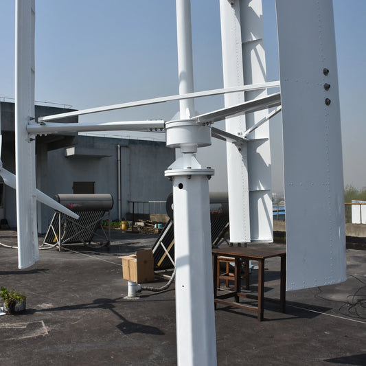 CE Certificated 5KW 96V 120V 220V Vertical Wind Turbine Generator Low Speed Could Do Hybrid System With Solar Panel by 54Grid - Renewable Energy Store