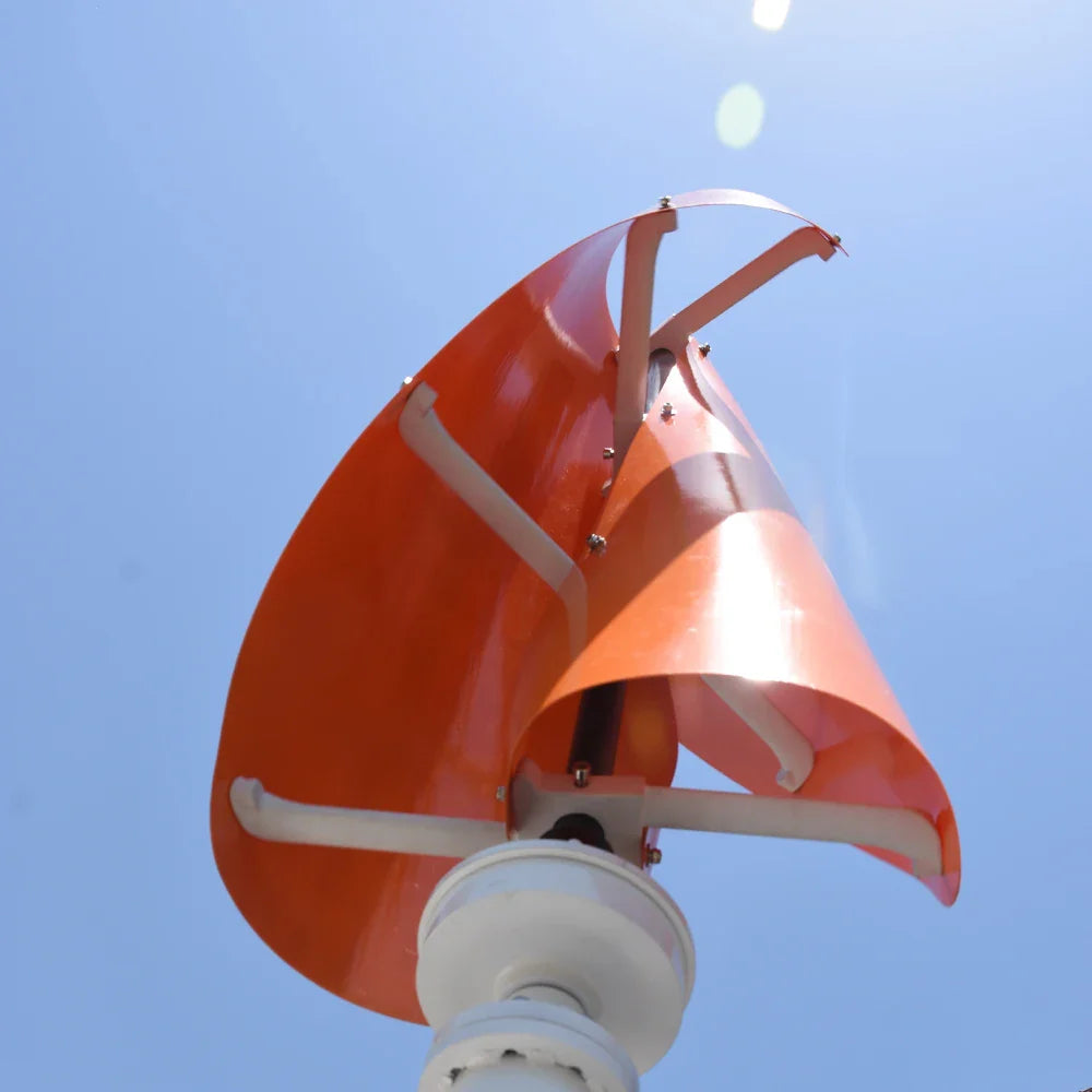 New Energy Windmill 300W 400W 600W 1000W 12v 24v 48v Vertical Wind Turbine Generator High Efficiency Low RPM With Controller by 54Grid - Renewable Energy Store