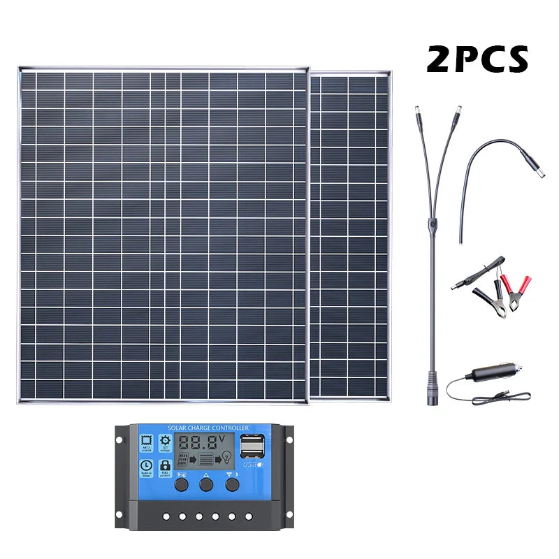 1000W 500W Solar Panel Kit Complete 12V Portable Power System by 54Grid - Renewable Energy Store