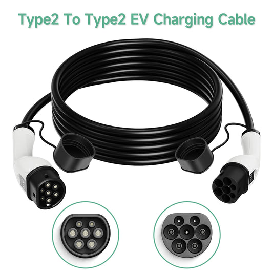 Electric car charger EV charging cable 16A-32A single-phase three-phase 22kw IEC62196 EVSE kit