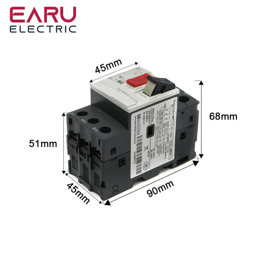 Motor Starter GV2ME Series Motor Protector Motor Circuit Breaker Push Button 3P Thermal Magnetic Type Motor Breaker MPCB Factory by 54Grid - Renewable Energy Store
