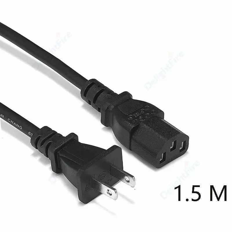 US UK CH Plug Power Extend Cable IEC C13 Lead Cord 1.2m 1.5m 1.8m 5ft for PC Monitor LCD TV 3D Printer by 54Grid - Renewable Energy Store