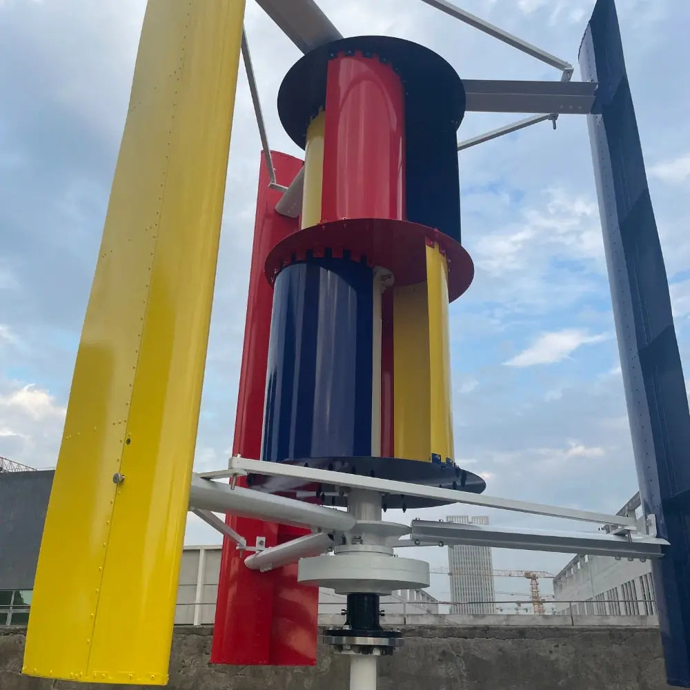 Vertical Axis Wind Turbine 6000 / 8000W Electric Power Generator 48/96V 220V 10KW - 54Grid - Renewable Energy Store