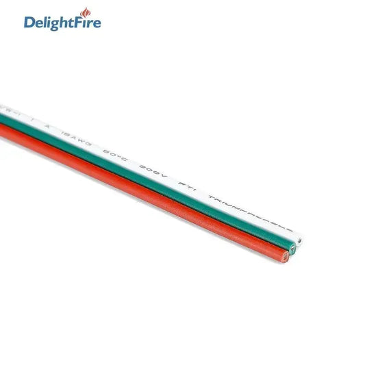 3Pin 12V Electrical Wires 18 20 22 AWG PVC Flexible Cable for WS2811 WS2812B LED Strip Lights by 54Grid - Renewable Energy Store
