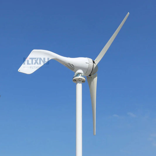 New Micro wind turbine generator 400w 12v 24v horizontal low noise with high efficient 3 blades or 5 blades by 54Grid - Renewable Energy Store