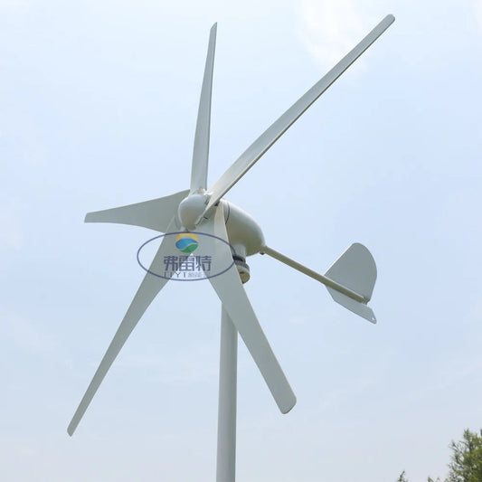 Low Star-up Wind Speed Generator 600W 1500W Wind Turbine Generator With 5 PCS Blades With 12V/24V/48V MPPT Charge Controller by 54Grid - Renewable Energy Store