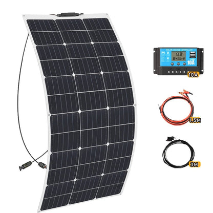 100 W Flexible Solar Panel High-efficiency Solar Modules And Ip68 Sealing Level, Suitable For Roofs, Motor Homes, Balconies, Etc by 54Grid - Renewable Energy Store