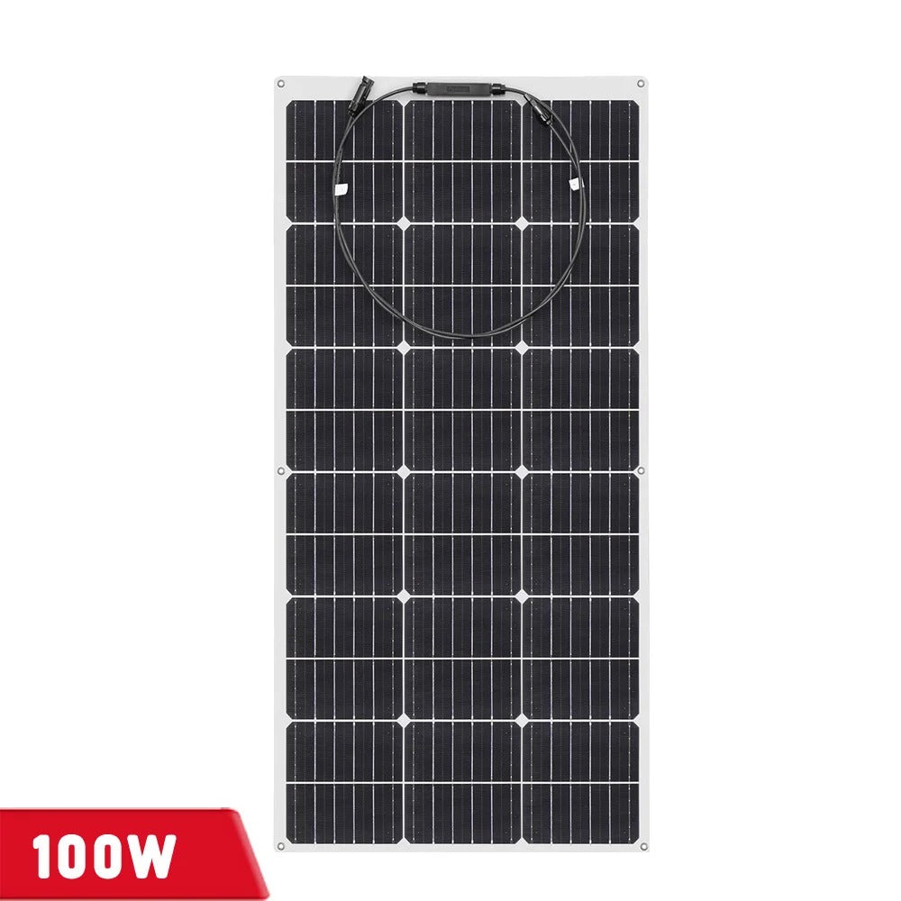 100 W Flexible Solar Panel High-efficiency Solar Modules And Ip68 Sealing Level, Suitable For Roofs, Motor Homes, Balconies, Etc by 54Grid - Renewable Energy Store