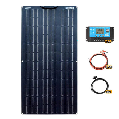 100 W Flexible Solar Panel High-efficiency Solar Modules And Ip68 Sealing Level, Suitable For Roofs, Motor Homes, Balconies, Etc by 54Grid - Renewable Energy Store