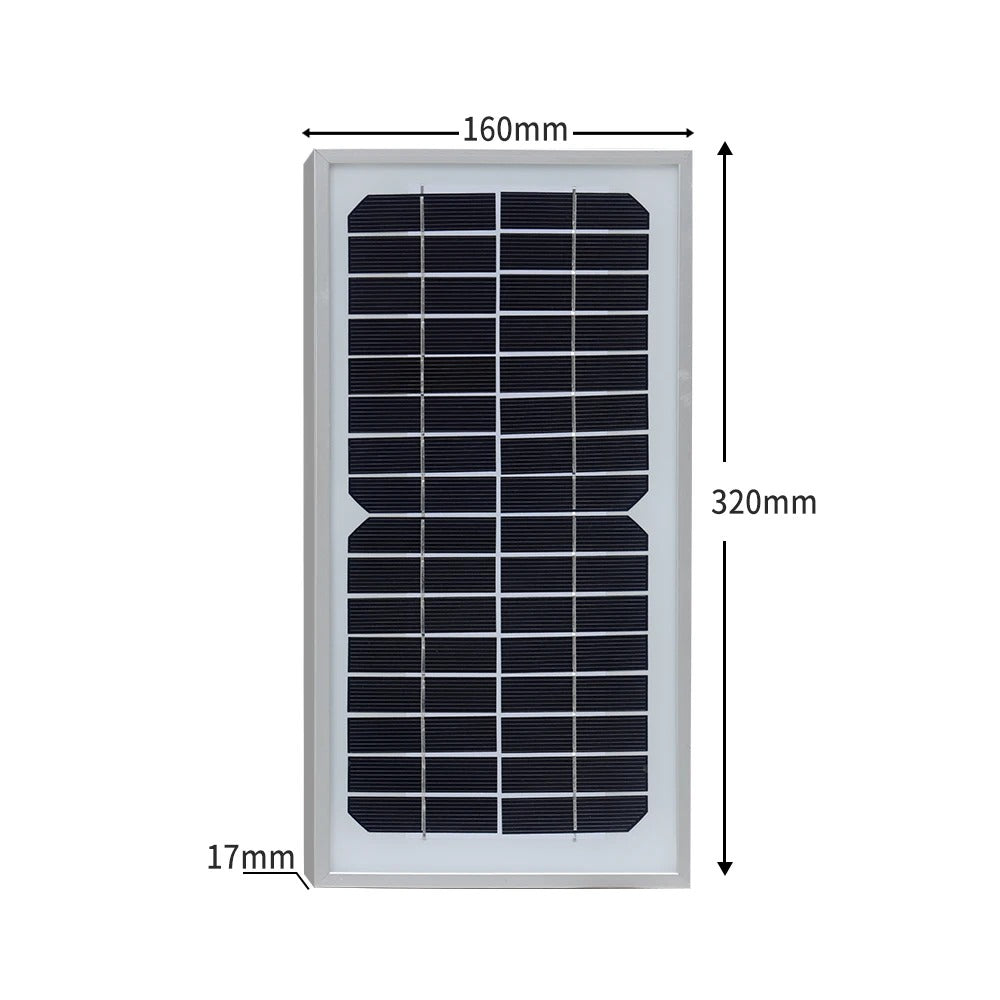 6v 10w Rigid Solar Panel Or 16v For Light Garden Pump Surveillance Camera Doorbell Lamp Camping 12v Battery Diy Power Charger by 54Grid - Renewable Energy Store