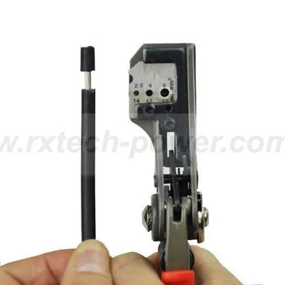 Crimping Tool for 2.5/4/6mm2 Solar Cable Solar Connector Crimping Tool Kits Crimping/Cutting/Stripping Tools with Cable R&amp;X - 54Grid - Renewable Energy Store