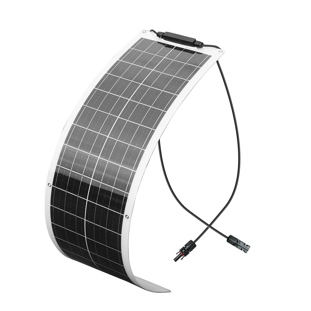 Wuzeck Flexible Solar Panel Kit 50 Watt Pv Module 100 Watt 12v 24v Solar Cable Cell Home Outdoor Car Boat Battery Camping Trip by 54Grid - Renewable Energy Store