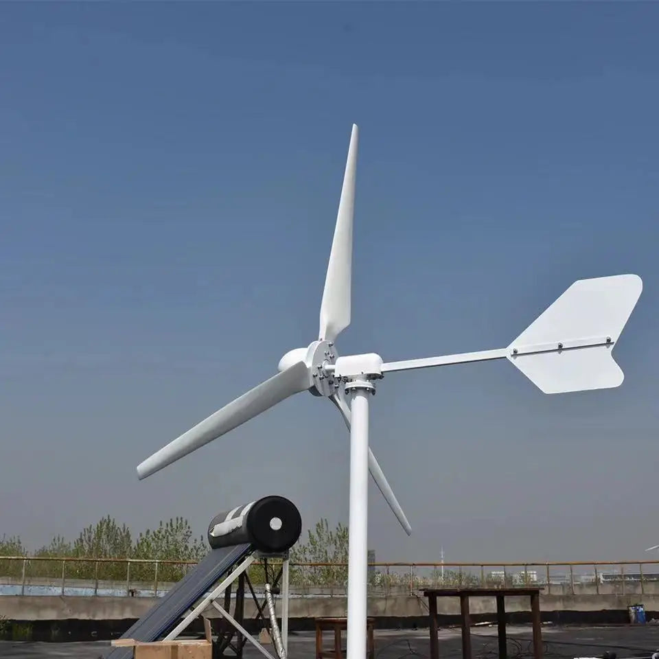 High Efficient 3KW New Energy Windmill Low Rpm Hybrid Horizontal Wind Turbine Generator 96v 120v 220v For Home Use by 54Grid - Renewable Energy Store
