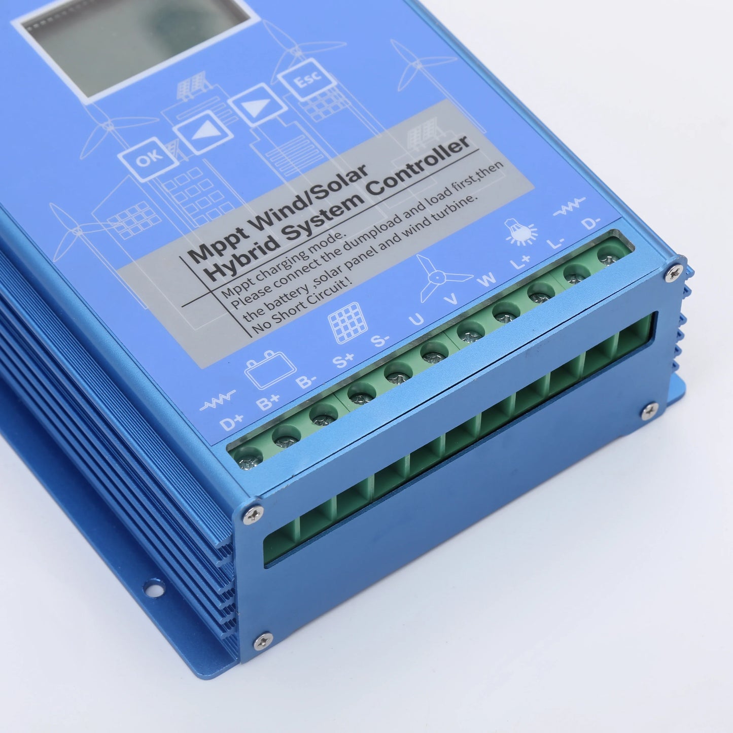 FLYT Solar Wind Hybrid System Charge Controller 600W 800W 1000W 12V/24V Auto High Efficiency Regulator For Home Use by 54Grid - Renewable Energy Store