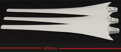 Power Energy Wind Turbine 400W  Wind Blade for Accessories 600mm/650mm White Color Nylon Fber Blade - 54Grid - Renewable Energy Store