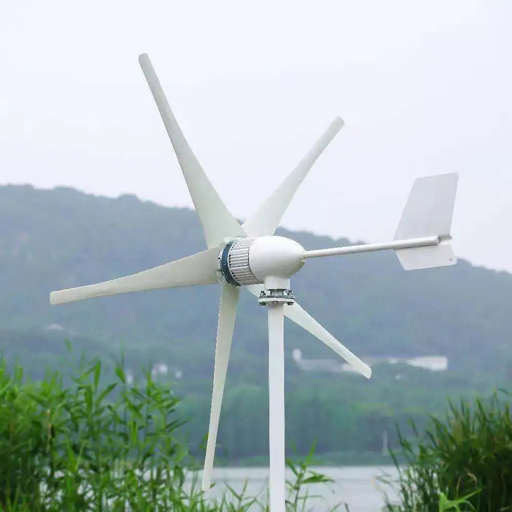 FLYT 1500w 12v 24v 48V Wind Turbine 3 Blades 5 Blades With Controller Horizontal Wind Generator For Home by 54Grid - Renewable Energy Store