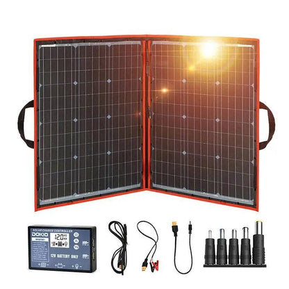 Solar Panels 100 W (55Wx2Pcs) Flexible 12V 18V Controller 100 W - 54Grid - Renewable Energy Store