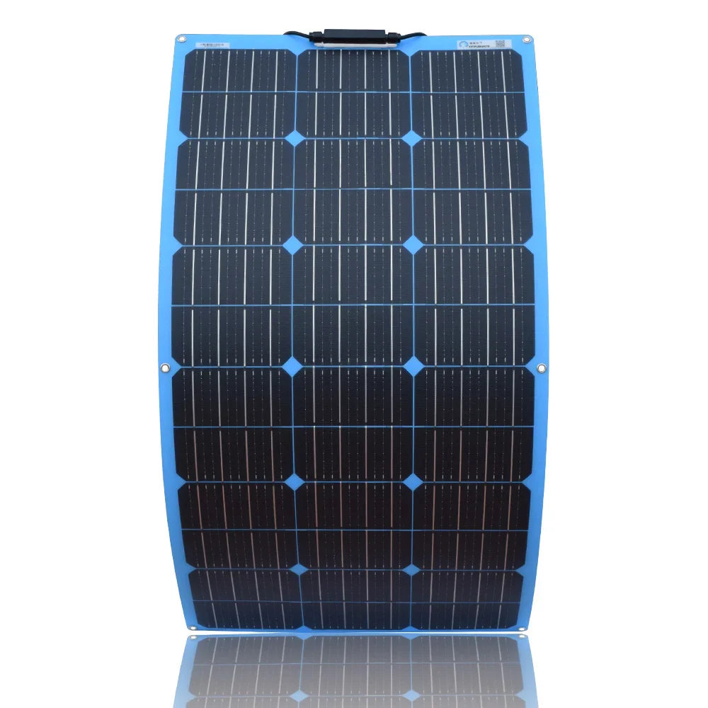 100w 200w 300w 400w Flexible Solar Panel High Efficiency 23% PWM Controller for RV/Boat/Car/Home 12V/24V Battery Charger - 54Grid - Renewable Energy Store