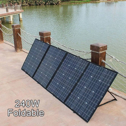 Solar Panel Flexible Foldable 240W (60Wx4) 240W Mono High Power Portable RV& amp Travel Solar Panel - 54Grid - Renewable Energy Store
