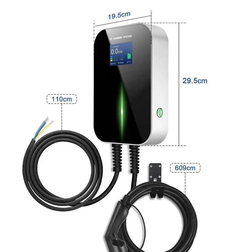 EV Charger (Eletric Car Charger) EVSE Wallbox Charging Station with Cable for Audi / Mercedes-Benz/ Smart Car - 54Grid - Renewable Energy Store