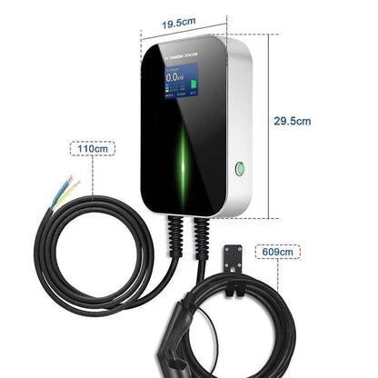 EV Charger (Eletric Car Charger) EVSE Wallbox Charging Station with Cable for Audi / Mercedes-Benz/ Smart Car - 54Grid - Renewable Energy Store
