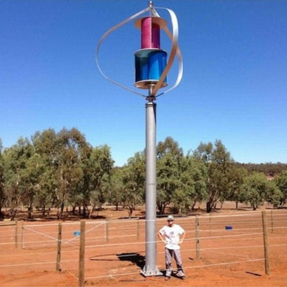 Wind Turbine Windmill Maglev Generator 12V 24V 1.3m Start Up With No Noise For Streeatlights Garden Farm For home use by 54Grid - Renewable Energy Store