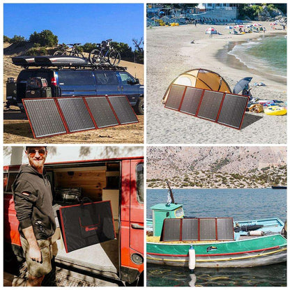 Solar Panel 200 W Flexible USB  18 V 36V for Boats/Out-door Camping Charge 12V - 54Grid - Renewable Energy Store