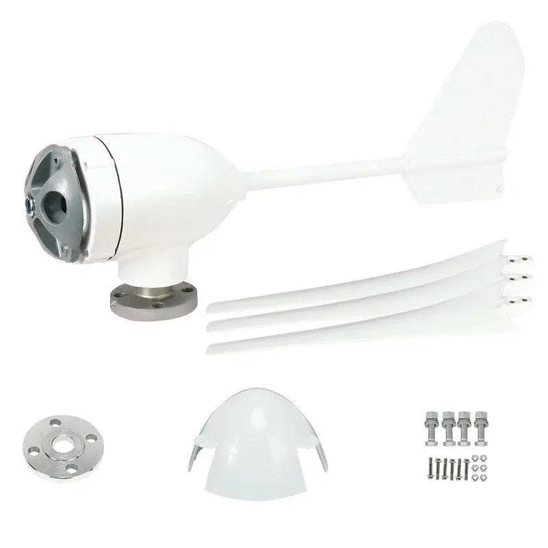 Wind Turbine Generator 500W Horizontal 12/24/48V With Waterproof Charger Controller - 54Grid - Renewable Energy Store