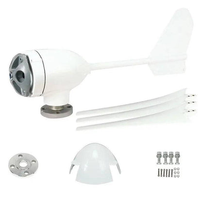 Wind Turbine Generator 500W Horizontal 12/24/48V With Waterproof Charger Controller - 54Grid - Renewable Energy Store