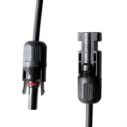 Solar Panel PV cable Rated Black and Red 2.5mm2 4mm2 Solar Cable  Solar waterproof Connector 54Grid - Renewable Energy Store