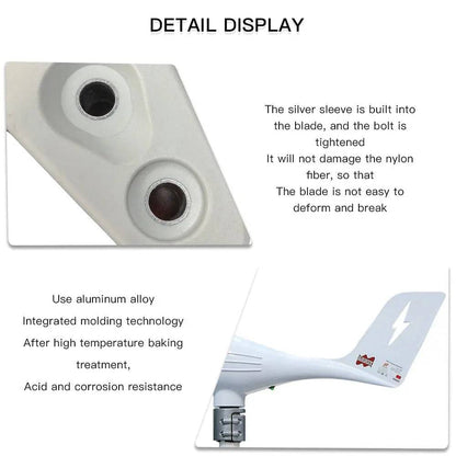 Wind Turbine Generator 600W 12/24V LED Light MPPT Charge Controller - 54Grid - Renewable Energy Store